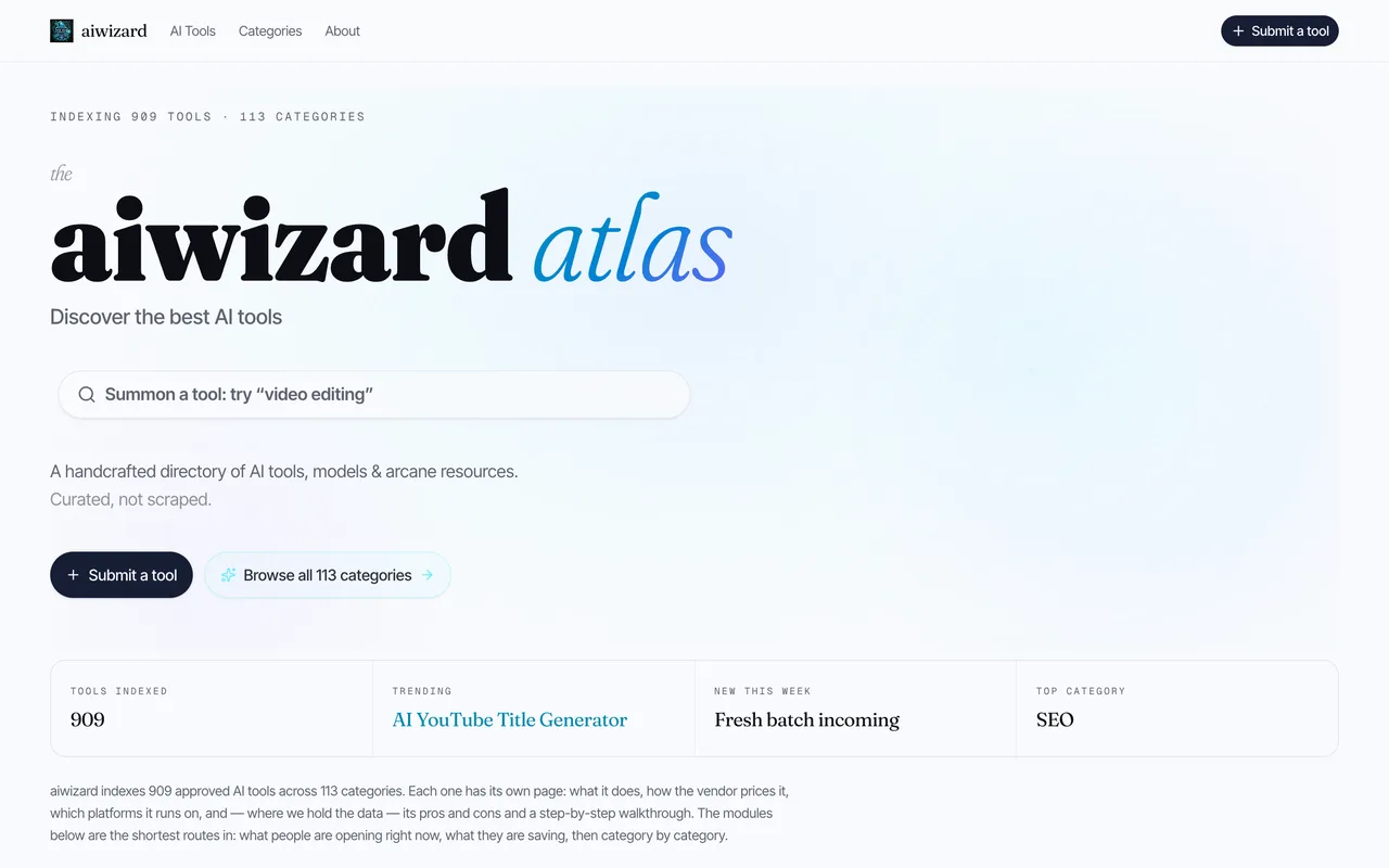 aiwizard homepage
