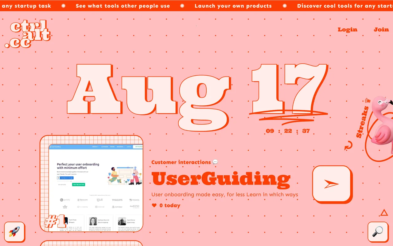 CtrlAlt homepage