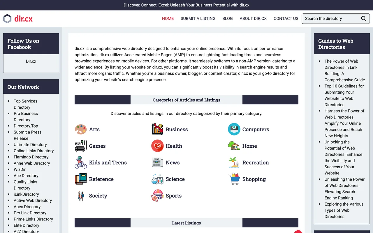 dir.cx homepage