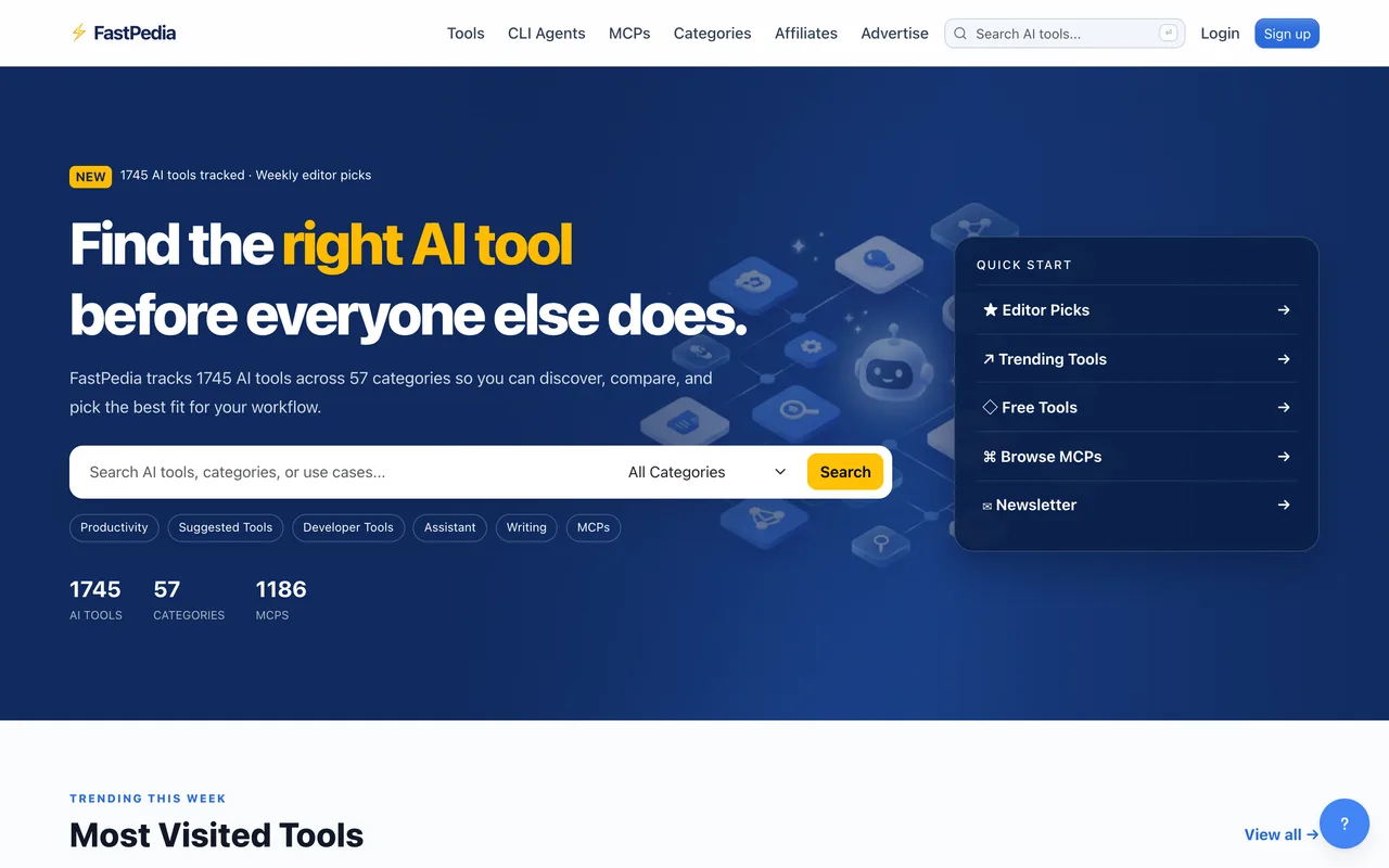 FastPedia homepage