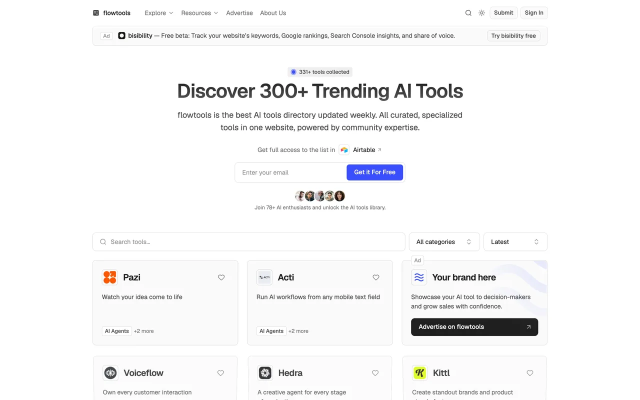 flowtools homepage