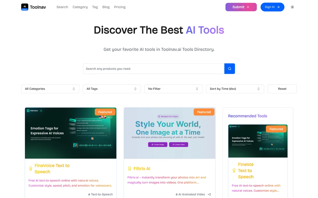 toolnav homepage